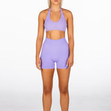 Signature Scrunch Shorts - Lavender