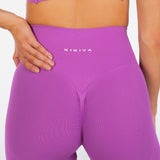 Lycra Seamless Leggings - Lilac