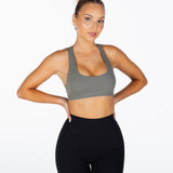 'CoreActive' Amara Crop - Forest Green