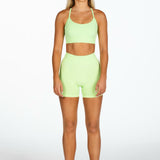 ‘Impact’ Scrunch Seamless Shorts - Neon Green