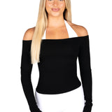 Off The Shoulder Top - Black