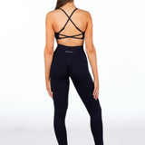 Lycra Seamless Leggings - Black