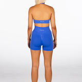 Signature Scrunch Shorts - Cobalt