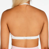 'Layla' Halter Crop - White