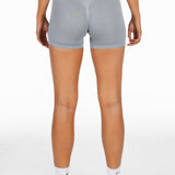 Mini Signature Scrunch Shorts - Light Grey