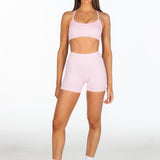 Lycra Seamless Short 4.5" - Baby Doll