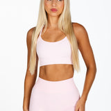 ‘Impact’ Scrunch Seamless Shorts - Baby Pink