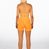 Signature Halter Crop - Neon Orange