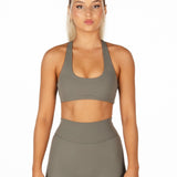 'CoreActive' Lexi Crop - Forest Green