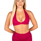 Dynamic Contour Crop - Scarlett Ruby-Red