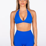 ‘Harper Halter’ Crop - Royal Blue