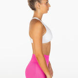 Mini Signature Scrunch Shorts -Neon Pink