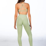 Lycra Seamless Leggings - Deep Sage