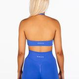 Signature Halter Crop - Cobalt