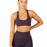 'CoreActive' Lexi Crop - Dark Purple