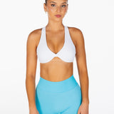 Mini Signature Scrunch Shorts - Baby Blue