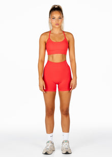  ‘Impact’ Scrunch Seamless Shorts - Red