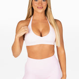 Dynamic Staple Halter Crop - Baby Doll