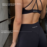 'Serenity' Crop - Black