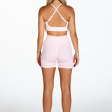 ‘Scoop’ Crop - Baby Pink