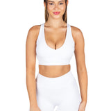 Dynamic 'Support' Crop - Winter White