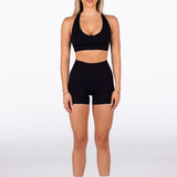 'Perform' Scrunch Shorts - Black