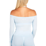 Off The Shoulder Top - Ice Baby