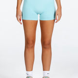 Mini Signature Scrunch Shorts - Ocean Blue