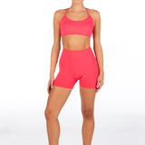 Lycra Seamless Short 4.5" - Coral