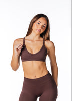 Dynamic 'Kayla' Crop - Espresso