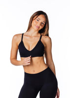 Dynamic 'Kayla' Crop - Black