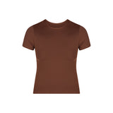 Kikiva Basic Tee -  Mocha Brown