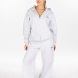 ‘Kikiva’ Lounge Zip Jacket - Marle Grey