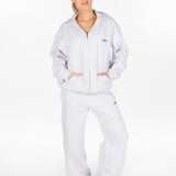 ‘Kikiva’ Lounge Zip Jacket - Marle Grey