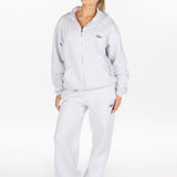 ‘Kikiva’ Lounge Zip Jacket - Marle Grey