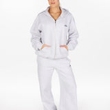 ‘Kikiva’ Lounge Zip Jacket - Marle Grey