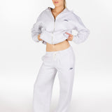 ‘Kikiva’ Lounge Zip Jacket - Marle Grey