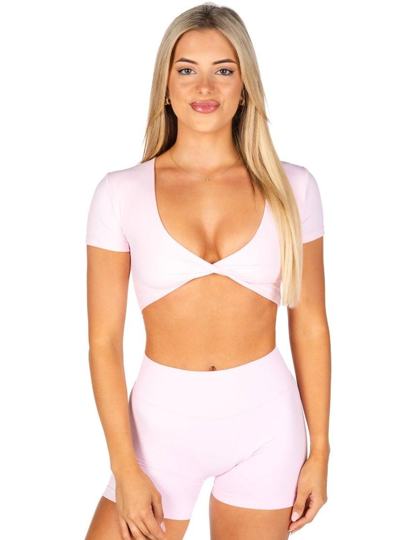 'Bella' Twist Tee - Baby Doll - Kikiva Collection