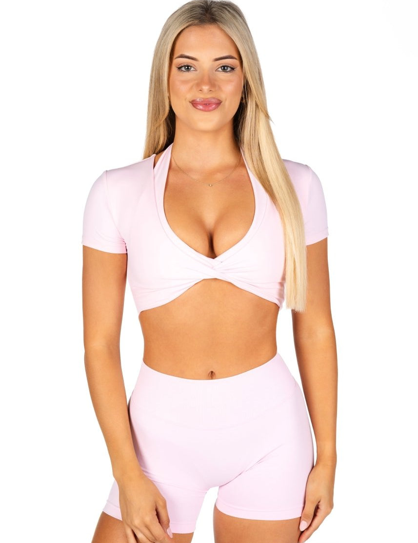 'Bella' Twist Tee - Baby Doll - Kikiva Collection