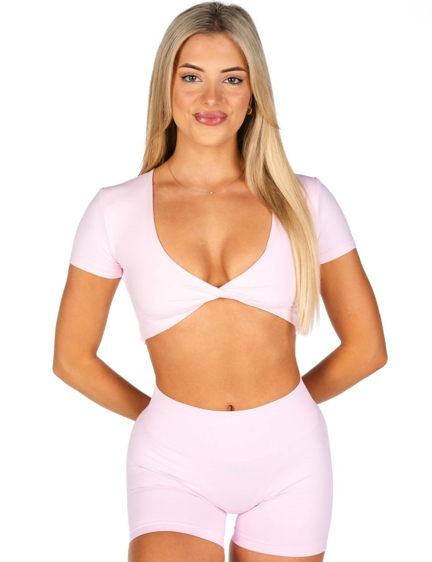 'Bella' Twist Tee - Baby Doll - Kikiva Collection