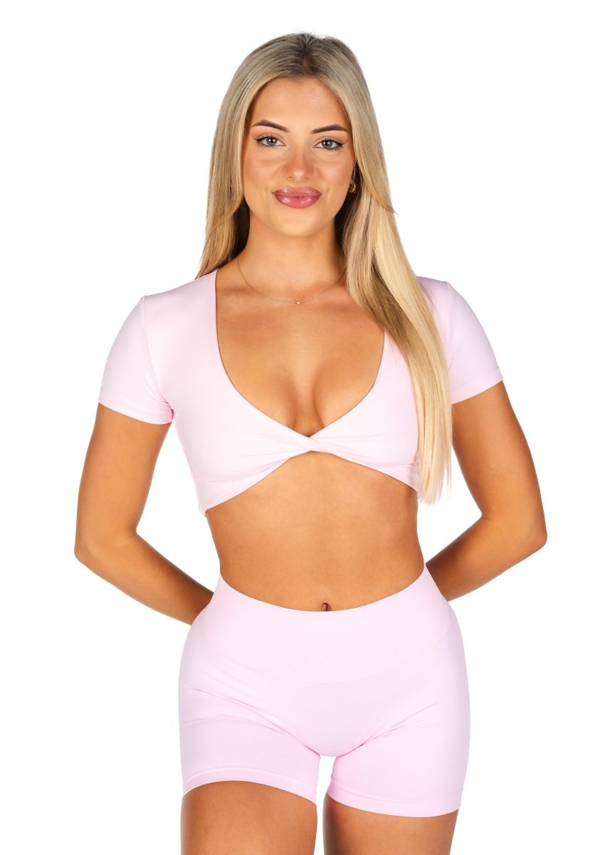 'Bella' Twist Tee - Baby Doll - Kikiva Collection