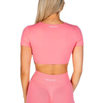 'Bella' Twist Tee - Blossom Pink - Kikiva Collection