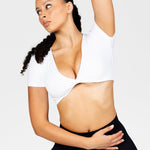 'Bella' Twist Tee - White - Kikiva Collection
