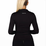 Black Structured 'Mom' Jacket - Kikiva Collection