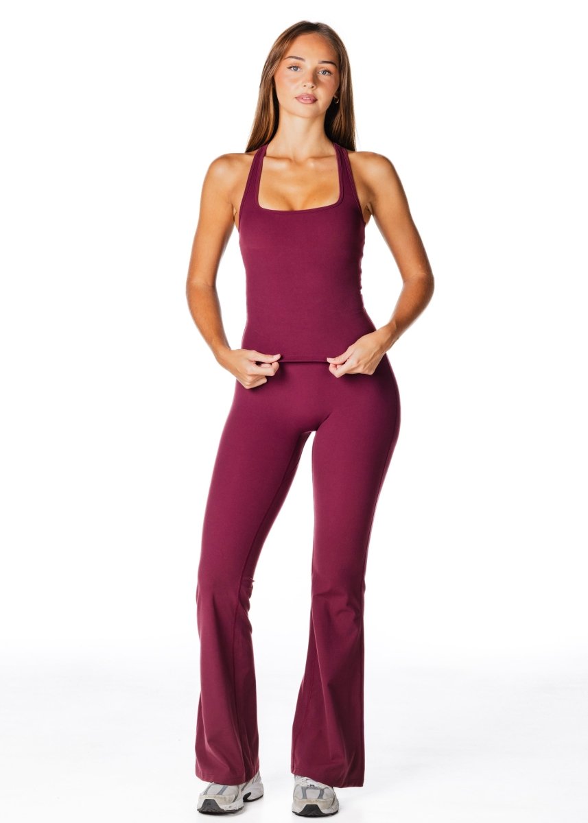 Capsule Flares - Burgundy - Kikiva Collection