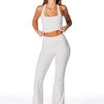 Capsule Flares - Cream - Kikiva Collection