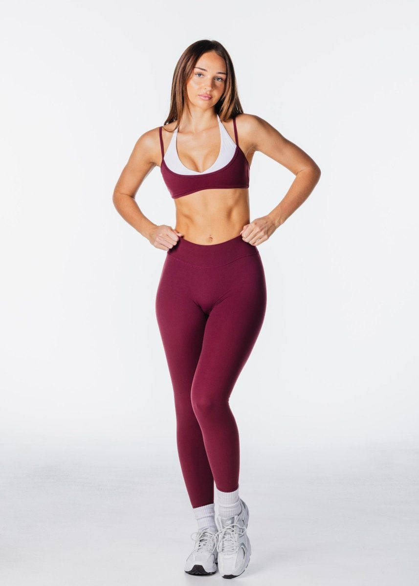 Capsule Leggings - Burgundy - Kikiva Collection