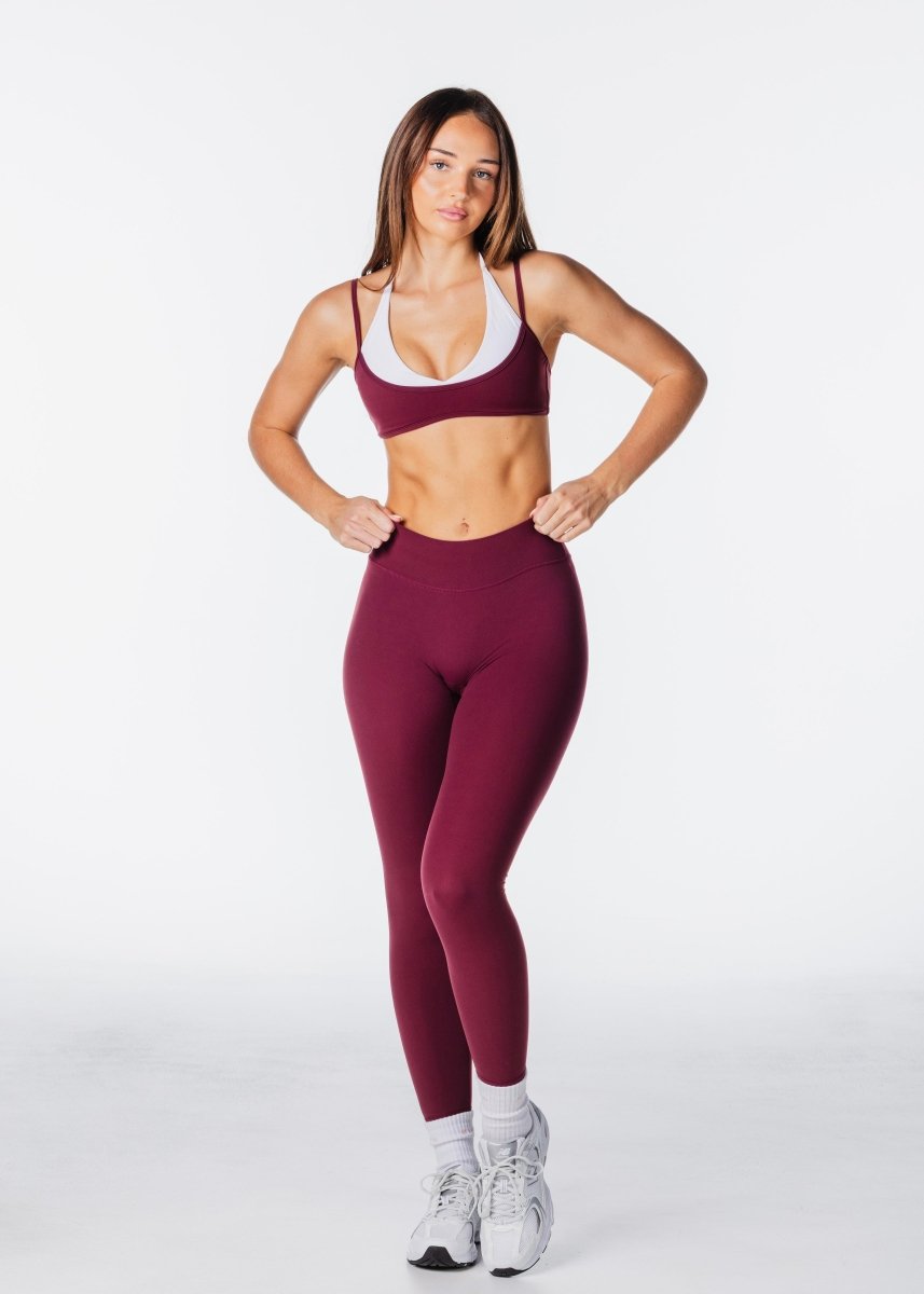 Capsule Leggings - Burgundy - Kikiva Collection