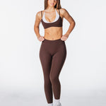 Capsule Leggings - Dark Choc - Kikiva Collection