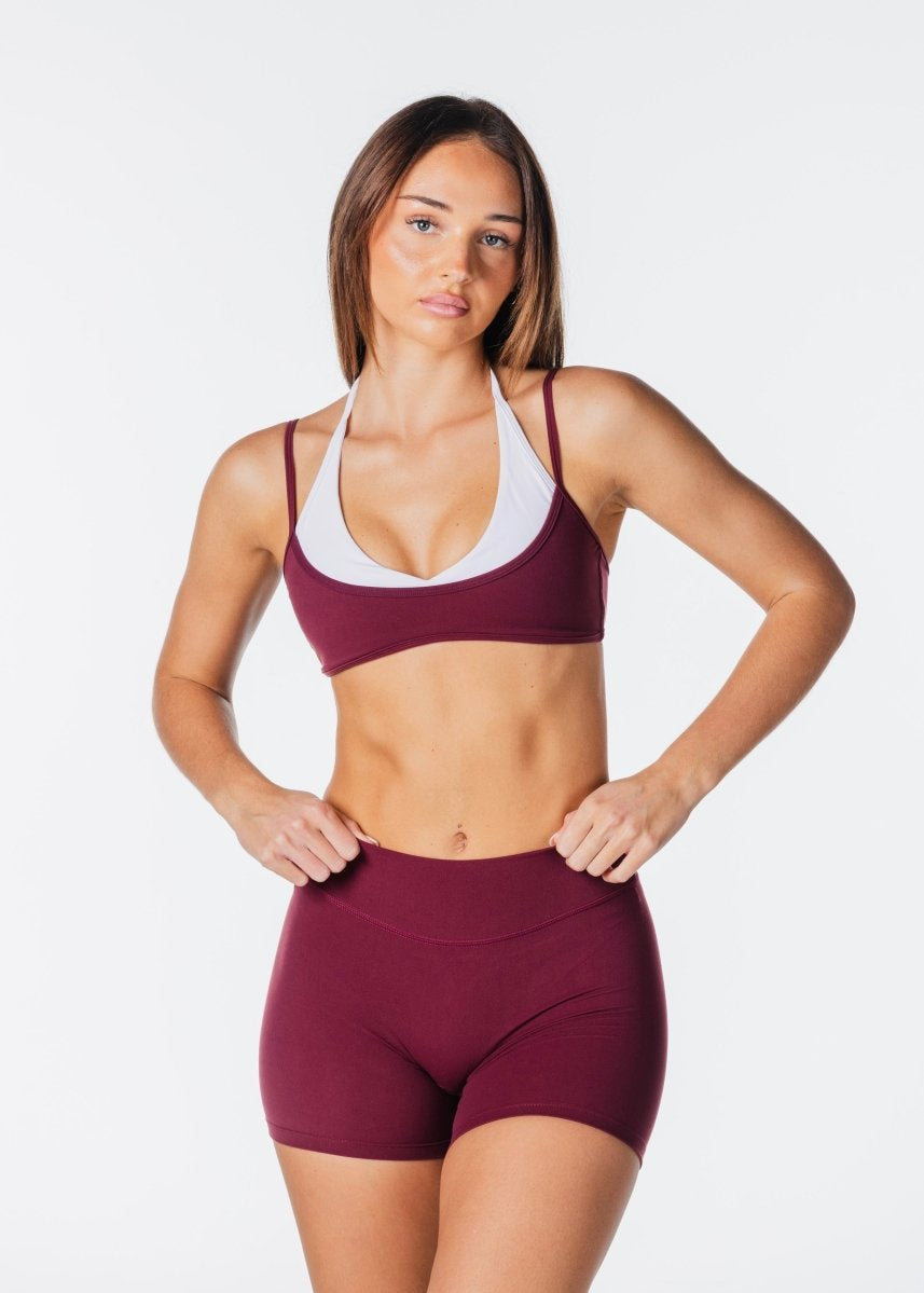 Capsule Short - Burgundy - Kikiva Collection